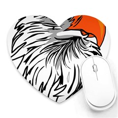 Animal Bird Cartoon Comic Eagle Heart Mousepads