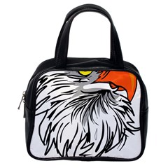 Animal Bird Cartoon Comic Eagle Classic Handbags (one Side) by Simbadda