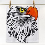 Animal Bird Cartoon Comic Eagle Face Towel Front