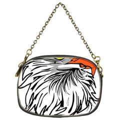 Animal Bird Cartoon Comic Eagle Chain Purses (One Side) 