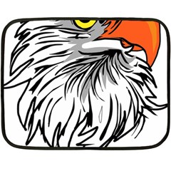 Animal Bird Cartoon Comic Eagle Fleece Blanket (Mini)