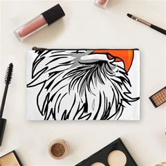 Animal Bird Cartoon Comic Eagle Cosmetic Bag (medium)  by Simbadda