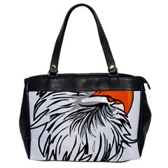 Animal Bird Cartoon Comic Eagle Office Handbags by Simbadda