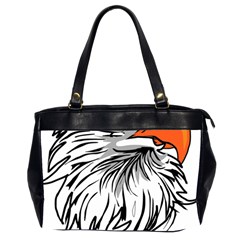 Animal Bird Cartoon Comic Eagle Office Handbags (2 Sides)  by Simbadda