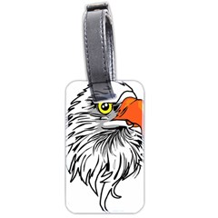 Animal Bird Cartoon Comic Eagle Luggage Tags (two Sides) by Simbadda