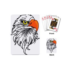 Animal Bird Cartoon Comic Eagle Playing Cards (Mini) 