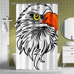 Animal Bird Cartoon Comic Eagle Shower Curtain 48  X 72  (small)  by Simbadda