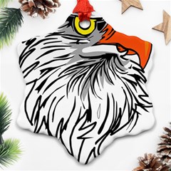 Animal Bird Cartoon Comic Eagle Ornament (Snowflake)