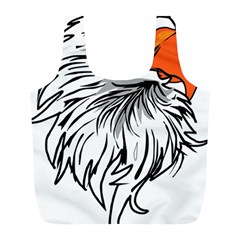 Animal Bird Cartoon Comic Eagle Full Print Recycle Bags (l)  by Simbadda