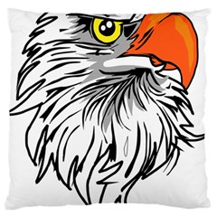 Animal Bird Cartoon Comic Eagle Standard Flano Cushion Case (one Side) by Simbadda