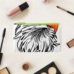 Animal Bird Cartoon Comic Eagle Cosmetic Bag (xs) by Simbadda