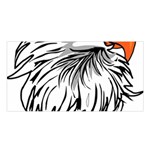 Animal Bird Cartoon Comic Eagle Satin Shawl Front