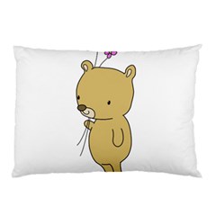 Cute Bear Cartoon Pillow Case by Simbadda