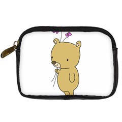 Cute Bear Cartoon Digital Camera Cases by Simbadda