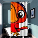 Bird Cartoon Character Parrot Shower Curtain 36  x 72  (Stall)  Curtain(36 X72 ) - 33.26 x66.24  Curtain(36 X72 )