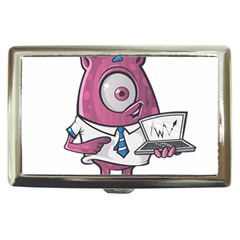 Business Education Logo Monster Cigarette Money Cases by Simbadda