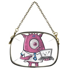 Business Education Logo Monster Chain Purses (two Sides)  by Simbadda