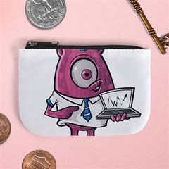 Business Education Logo Monster Mini Coin Purses by Simbadda