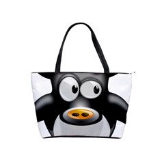 Cow Animal Mammal Cute Tux Shoulder Handbags by Simbadda