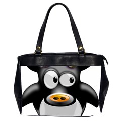 Cow Animal Mammal Cute Tux Office Handbags (2 Sides)  by Simbadda