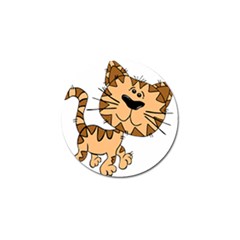 Cats Kittens Animal Cartoon Moving Golf Ball Marker by Simbadda