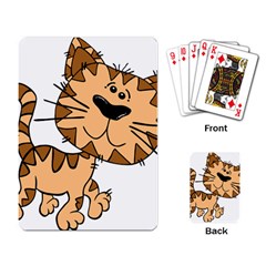 Cats Kittens Animal Cartoon Moving Playing Card by Simbadda