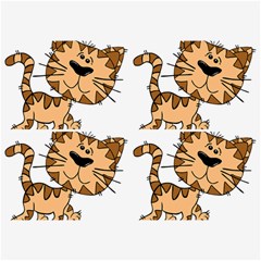 Cats Kittens Animal Cartoon Moving Belt Buckles by Simbadda