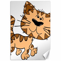 Cats Kittens Animal Cartoon Moving Canvas 20  X 30   by Simbadda