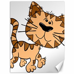 Cats Kittens Animal Cartoon Moving Canvas 36  X 48   by Simbadda