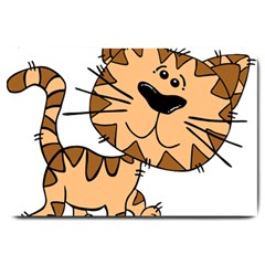 Cats Kittens Animal Cartoon Moving Large Doormat  by Simbadda