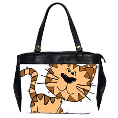 Cats Kittens Animal Cartoon Moving Office Handbags (2 Sides)  by Simbadda