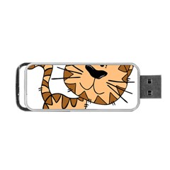 Cats Kittens Animal Cartoon Moving Portable Usb Flash (one Side) by Simbadda