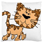 Cats Kittens Animal Cartoon Moving Standard Flano Cushion Case (One Side) Front