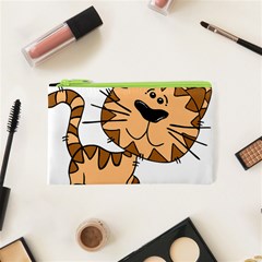 Cats Kittens Animal Cartoon Moving Cosmetic Bag (xs) by Simbadda