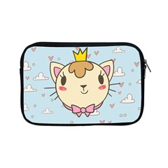 Cat Cloud Heart Texture Kitten Apple Ipad Mini Zipper Cases by Simbadda