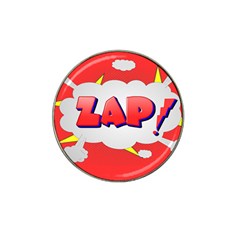 Comic Bubble Popart Cartoon Action Hat Clip Ball Marker by Simbadda