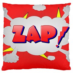 Comic Bubble Popart Cartoon Action Large Cushion Case (one Side)