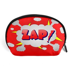 Comic Bubble Popart Cartoon Action Accessory Pouches (large)  by Simbadda