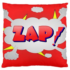 Comic Bubble Popart Cartoon Action Standard Flano Cushion Case (two Sides) by Simbadda