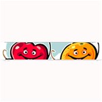 Dancing Fruit Apple Organic Fruit Small Bar Mats 24 x4  Bar Mat