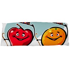 Dancing Fruit Apple Organic Fruit Body Pillow Case Dakimakura (two Sides) by Simbadda