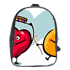 Dancing Fruit Apple Organic Fruit School Bag (xl) by Simbadda