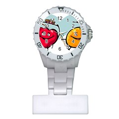 Dancing Fruit Apple Organic Fruit Plastic Nurses Watch by Simbadda