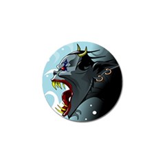 Demon Devil Evil Monster Alien Golf Ball Marker by Simbadda