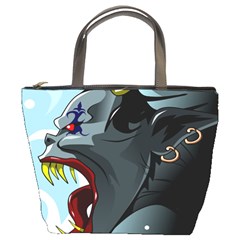 Demon Devil Evil Monster Alien Bucket Bags by Simbadda