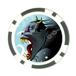 Demon Devil Evil Monster Alien Poker Chip Card Guard (10 pack) Front