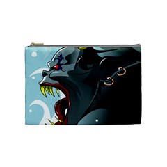 Demon Devil Evil Monster Alien Cosmetic Bag (medium)  by Simbadda