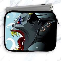 Demon Devil Evil Monster Alien Apple Ipad 2/3/4 Zipper Cases by Simbadda