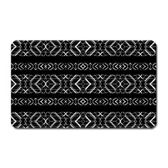 Futuristic Geometric Stripes Pattern Magnet (rectangular) by dflcprints