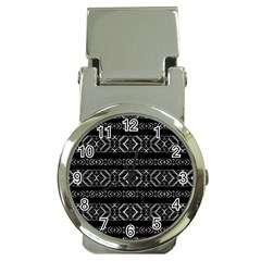 Futuristic Geometric Stripes Pattern Money Clip Watches by dflcprints